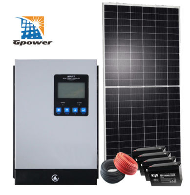 IEC 8000W Grid Tied Solar System With Battery Backup