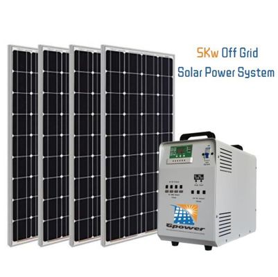 ISO 5000Watt DIY Home Solar System Kit 6 Inputs