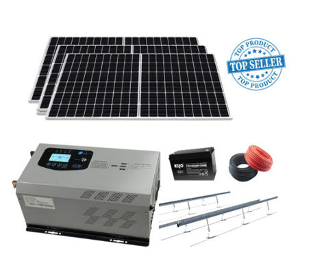 Expandable Enphase 1kW DIY Off Grid Solar System Kits With 4 Panels