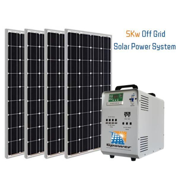 Iso 5000watt Diy Home Solar System Kit 6 Inputs - Solar Power For Homes Diy Kits