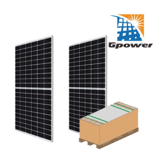 TUV 370W MBB Solar Cell Rooftop Photovoltaic Power Station