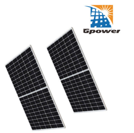 ISO 390W Solar PV System MBB Half Cell Solar Panel