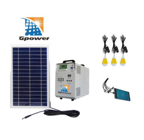 TUV 95% Efficiency Portable Solar Panel Kit Solar Home Lighting System