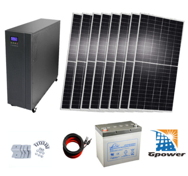 GPOWER IEC Off Grid Solar System Kits Generating 42.5kWh Per Day