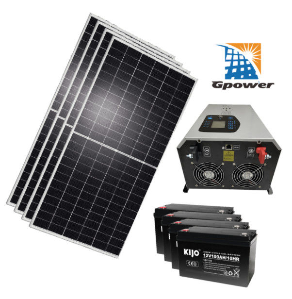 Home 2000W Off Grid Solar System Kits For Energy Storage
